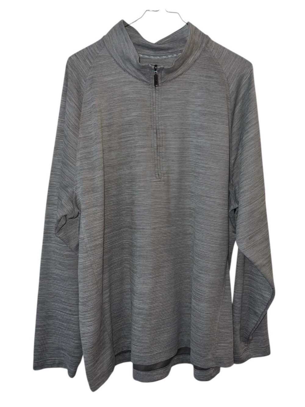 Tommy Bahama Men’s Grey 1/4 Zip Lightweight Pullover Sz XL